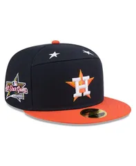 ニューエラ メンズ アクセサリー 帽子 New Era Mens NavyOrange Houston Astros 2025 MLB AllStar Game Side Patch 59FIFTY Fitted Hat Navy Orange ネイビー