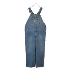 LIBERTY デニム オーバーオール サロペット 色褪せブルー W114cm