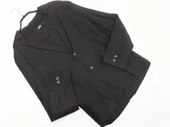 AZUL BY MOUSSY アズールバイマウジー リネン混 テーラード ジャケット sizeM/黒 ■◇ メンズ