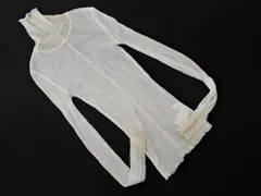 BALLSEY ボールジー トゥモローランド シアー ストライプ タートルネック ニット セーター sizeS/白 ■◇ レディース