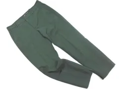 ZARA ザラ クロップド パンツ size36/緑 ■◇ レディース