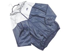 NIKE ナイキ フーデッド ジャケット sizeL/紺ｘグレー ■◇ メンズ