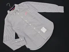 TOMMY HILFIGER トミーヒルフィガー ストライプ シャツ sizeS/白ｘ紺 ■◇ メンズ