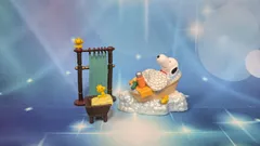 PEANUTS　スヌーピー　ミニチュア　フィギュア　スヌーピーの世界　BATH TIME　バスタイム　②