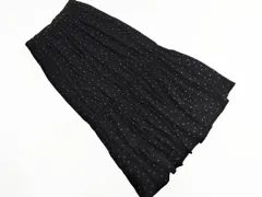 JOURNAL STANDARD relume ジャーナルスタンダードレリューム ドット ロング スカート sizeF/黒 ■◇ レディース