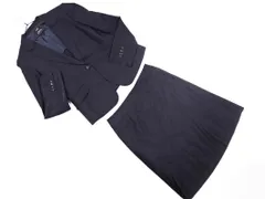 23区 ストライプ セットアップ ジャケット スカート スーツ size40/濃紺 ■◇ レディース