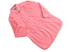 TOMMY HILFIGER トミーヒルフィガー レギュラーフィット ボタンダウン シャツ sizeL/赤 ■◇ メンズ