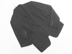 NEWYORKER ニューヨーカー シルク混 テーラード ジャケット size15/黒 ■◇ レディース