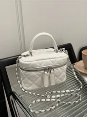 バッグ レディース ハンドルバッグ 刺繍チェーンストラップ付き レディースハンドバッグ・ショルダーバッグ