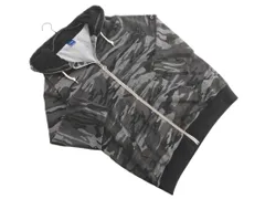 OUTDOOR PRODUCTS アウトドアプロダクツ 迷彩柄 ジップアップ パーカー size3L/グレー ■◇ メンズ