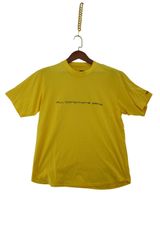 90s NIKE ACG ヴィンテージ Tシャツ S 黄色 三角ロゴ バックプリント 