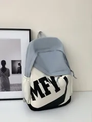 バッグ メンズ バックパック 新作 カラーブロック大容量リュックサック、文字柄プリント、多機能ポケット付き、スクールバッグ、デイパック、 バッグ、高校生、大学生向け、通学、ビジネス、アウトドア用、防水、軽量、持ち運