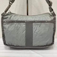 746　LeSportsac　レスポートサック　 ショルダーバッグ　斜めがけ　紐調節可能　 エッセンシャル　ライトグレー系　ナイロン　 軽量　レディース