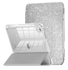 INFILAND 対応iPad Air 11 インチ ケース M2（2024）/M3（2025, iPad Air 第 7 世代/第 6 世代/第 5 世代/第 4 世代 ケース（2022/2020）10.9 インチ (シルバー)