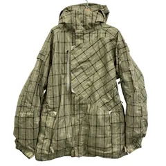 シックスエイトシックス スノボウェア チェック柄 グレー系【AFB51】【中古】