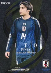 【パラレル】サッカー日本代表オフィシャルトレーディングカード 12 伊東　純也 (レギュラーカード/SAMURAI BLUE) EPOCH 2025-26 スペシャルエディション