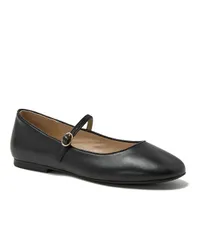 ランズエンド レディース シューズ パンプス レザー Lands End Womens Classic Leather Mary Jane Flats Black ブラックのサムネイル