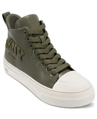 ダナ キャラン ニューヨーク レディース シューズ スニーカー レース DKNY Womens Yaser Lace Up Mid Sneaker Green グリーンのサムネイル