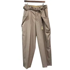 sacai サカイ 25SS Doeskin Pants ストライプスラックスパンツ 25-03633M 2 ブラウン 15303のサムネイル