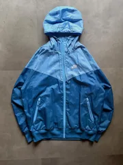 NIKE ナイキ フルジップ ナイロンジャケット フーディ ブルー S