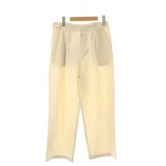 エヴァムエヴァ evam eva ワイドパンツ スラックス タック 1 ライトベージュ /CX