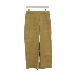 セオリー Theory パンツ 麻 リネン 2 ベージュ 無地 クロップド丈 ストレートシルエット /JP
