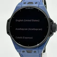 HUBLOT ウブロ ビッグバンe ブルーヴィクトリー  450.EX.1100.VR.JFA22 ブラック  メンズ 日本限定150本 FIFAワールドカップ スマートウォッチ 腕時計のサムネイル
