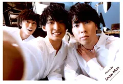 SnowMan 19年 セルフィー企画 阿部亮平/向井康二/宮舘涼太 公式写真 *1枚