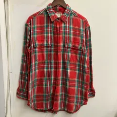 N141 ポロ デニムアンドサプライ シャツ チェック柄 オーバーサイズシャツ