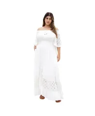 シティーシック レディース トップス ワンピース プラスサイズ CITY CHIC Plus Size Spellbound Dress Ivory アイボリー