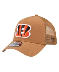 ニューエラ メンズ アクセサリー 帽子 New Era Mens Brown Cincinnati Bengals Color Pack AFrame Trucker 9FORTY Adjustabl