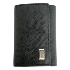 【中古】 ダンヒル キーケース 6連キーケース スマートキー スマートキーケース ブラック レザー 革小物 男性 メンズ 20R2P14PC001R