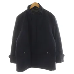 インターメッツォ INTERMEZZO 中綿ジャケット 上着 LL 紺 ネイビー スタンドカラー 長袖 /AN54 ■MA