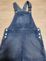 トミーヒルフィガー デニム サスペンダースカート ストライプ ONE PIECE