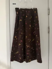 フラワー ロング丈スカート