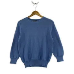 UNTITLED アンタイトル クルーネックニット size2/ライトブルー