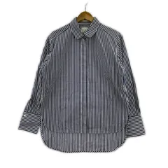 UNTITLED アンタイトル ストライプ長袖シャツ size2/ネイビー×ホワイト