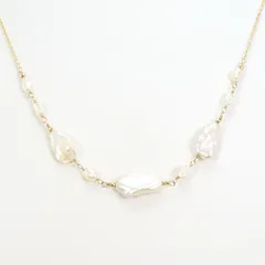 K10YG ネックレス パール（真珠） 総重量約3.3g 約43cm