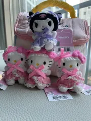 ハローキティ/クロミ メイド キーホルダー (Sanrio 正規品)(新品)