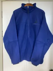 (XL) 90s NIKE ACG フリース ハーフ ジップアップ ネイビー
