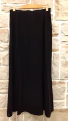 M01　東京ソワール　スカート　ロング　黒　フレア　フォーマル　大きいサイズ
