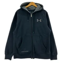UNDER ARMOUR アンダーアーマー 裏起毛 ジップアップパーカー sizeL/ネイビー