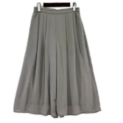 ROPE' PICNIC ロぺピクニック シフォン フレアパンツ size40/ライトグレー