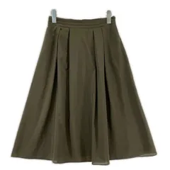 美品 Reflect リフレクト タグ付き タック フレアスカート size9/M/チャコールブラウンのサムネイル