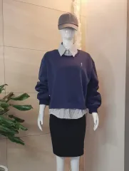 一枚でもコーデ完了 シャツ レイヤード 起毛 スウェット 新品