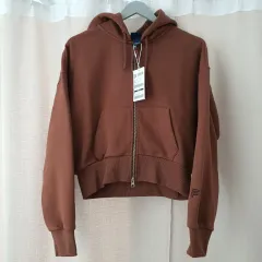 FILA クロップド フードジップアップ ジャケット