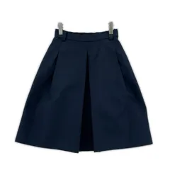 MACPHEE マカフィー タック Aラインスカート size38/ネイビーのサムネイル