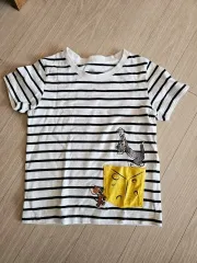 キッズ トムとジェリー ストライプ 半袖 Tシャツ 110