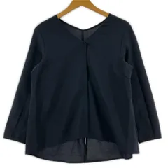 green label relaxing グリーンレーベルリラクシング ユナイテッドアローズ  Vネックブラウス size表記なし/ブラック