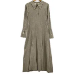 COCO DEAL ココディール ニットワンピース size2/ライトベージュ